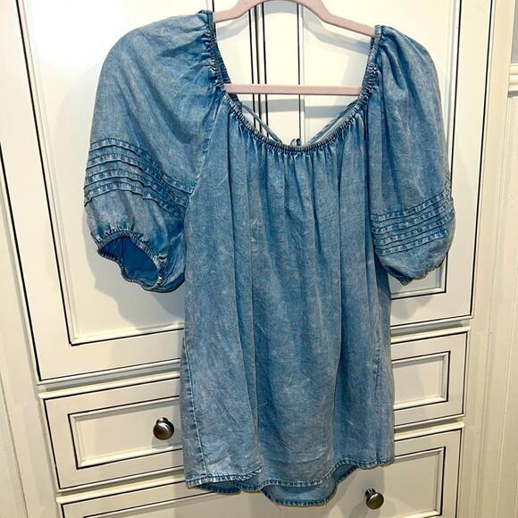 🔥🔥FIRE SALE 🔥🔥 EUC tencel boho top - Picture 1 of 8